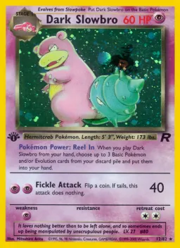 Dark Slowbro 12 Team Rocket