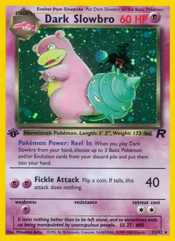 Dark Slowbro 12/82 Team Rocket