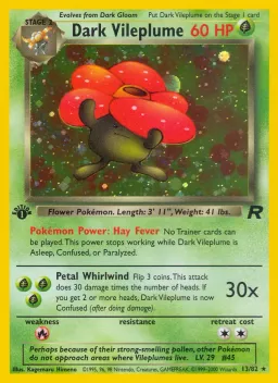 Dark Vileplume 13 Team Rocket