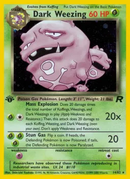 Dark Weezing 14 Team Rocket