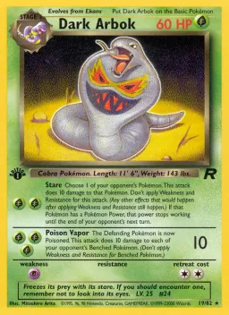 Dark Arbok 19 Team Rocket