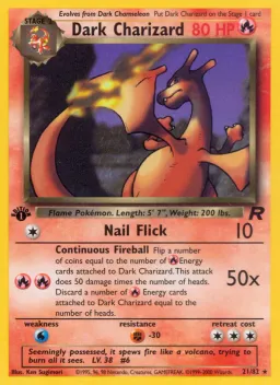 Dark Charizard 21 Team Rocket