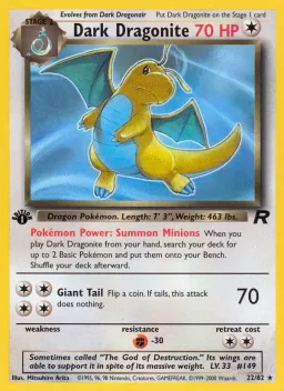 Dark Dragonite 22 Team Rocket