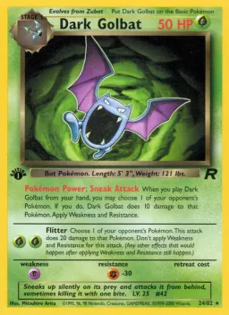 Dark Golbat 24 Team Rocket