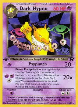Dark Hypno 26 Team Rocket