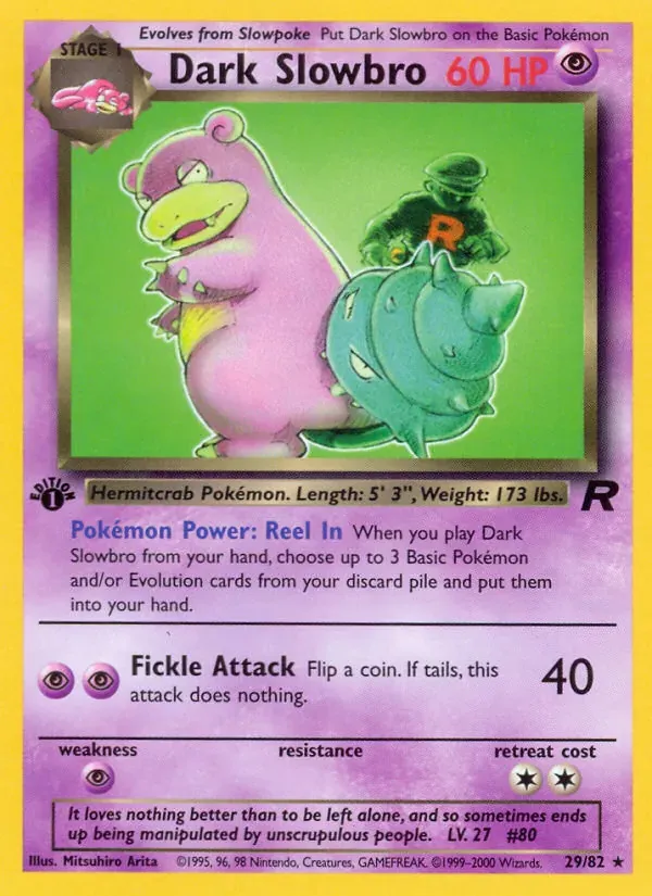 Dark Slowbro 29/82 Team Rocket