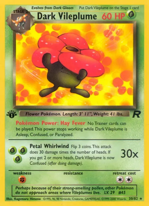 Dark Vileplume 30/82