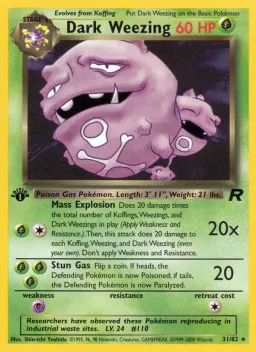 Dark Weezing 31 Team Rocket