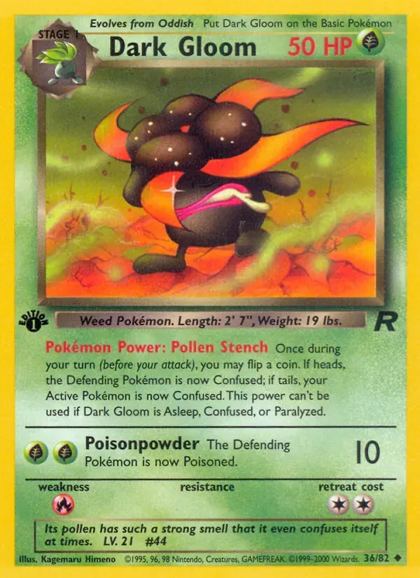 Dark Gloom 36/82 Team Rocket