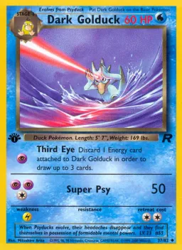 Dark Golduck 37 Team Rocket