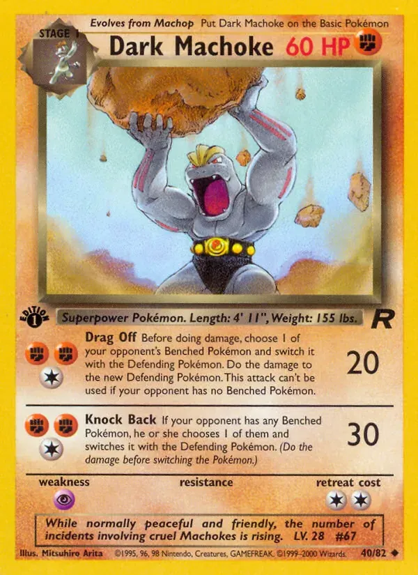 Dark Machoke 40/82 Team Rocket