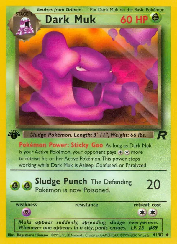 Dark Muk 41/82 Team Rocket