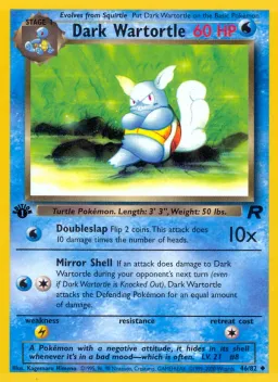 Dark Wartortle 46 Team Rocket