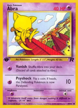 Abra 49 Team Rocket
