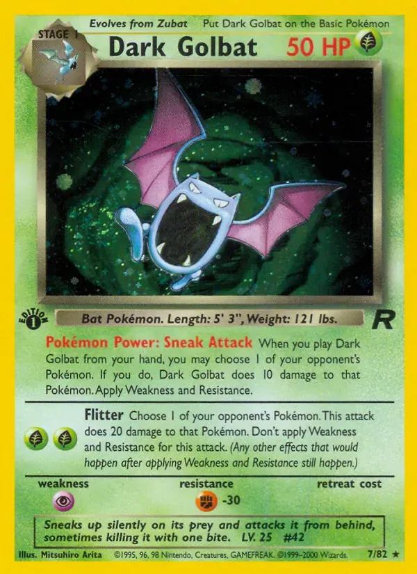 Dark Golbat 7/82 Team Rocket