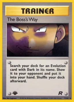 The Boss's Way 73 Team Rocket