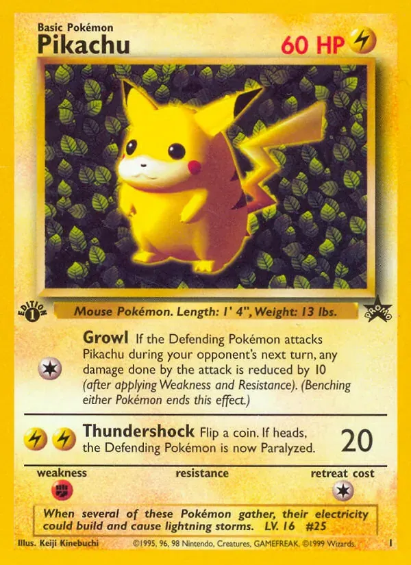 Pikachu 1/53 Wizards Black Star Promos
