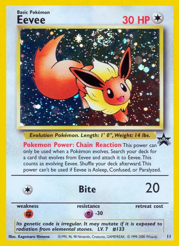 Eevee 11/53 Wizards Black Star Promos
