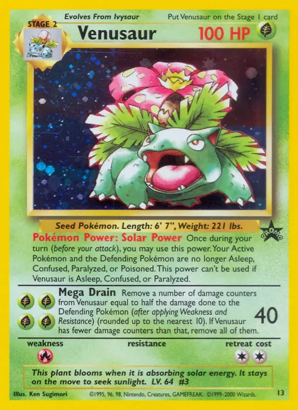 Venusaur 13/53 Wizards Black Star Promos