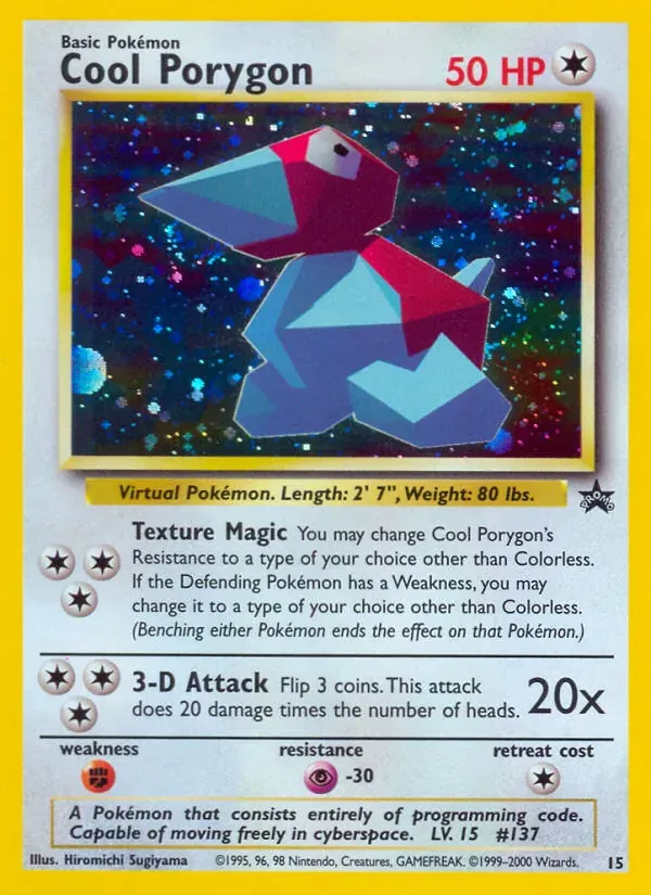 Cool Porygon 15/53 Wizards Black Star Promos