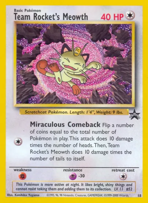Team Rocket's Meowth 18/53