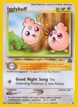 Igglybuff 36 Wizards Black Star Promos