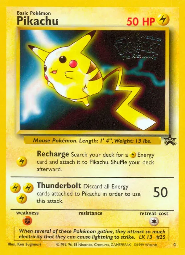 Pikachu 4/53 Wizards Black Star Promos