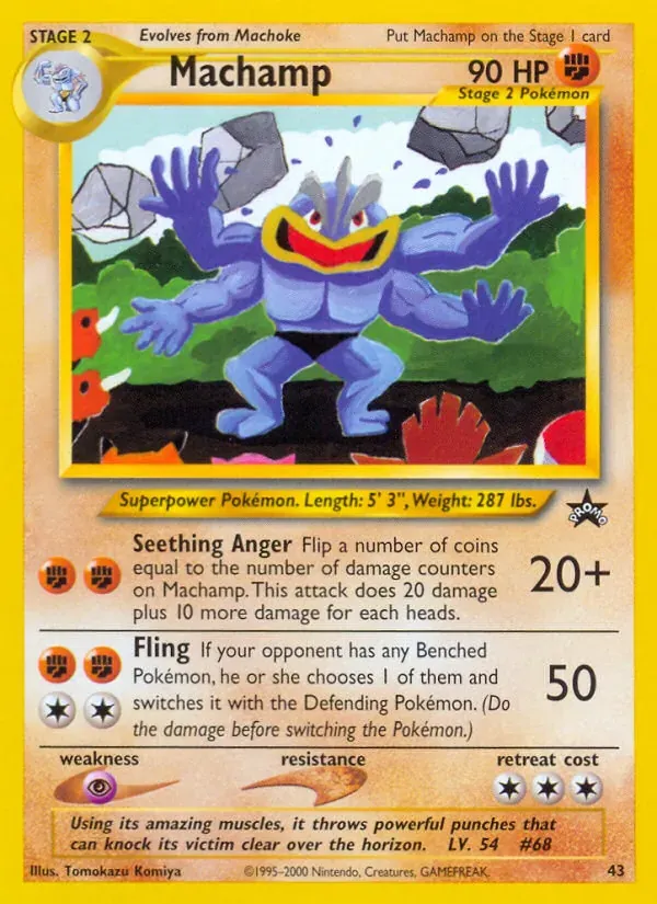 Machamp 43/53 Wizards Black Star Promos