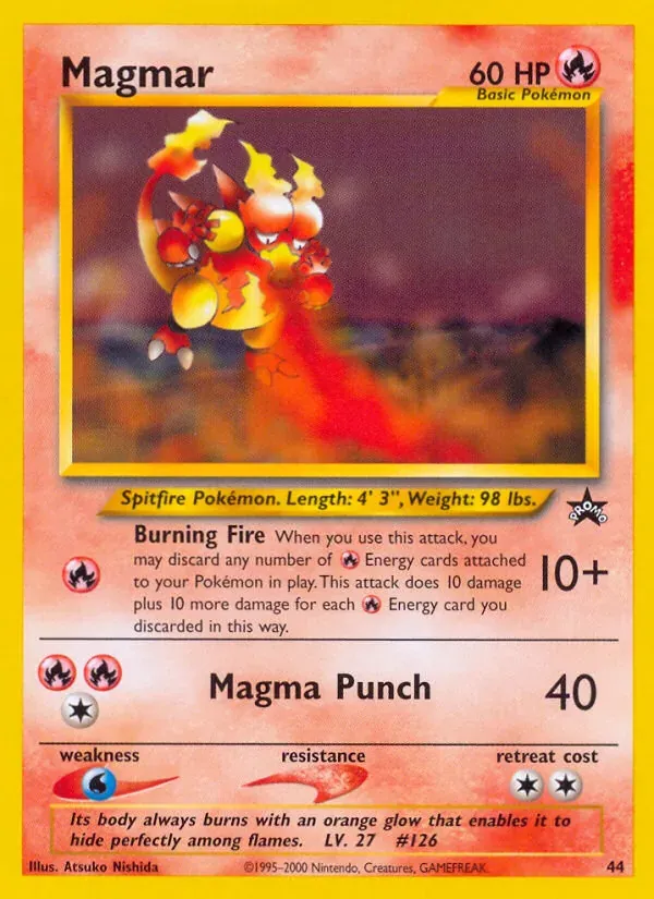 Magmar 44/53 Wizards Black Star Promos