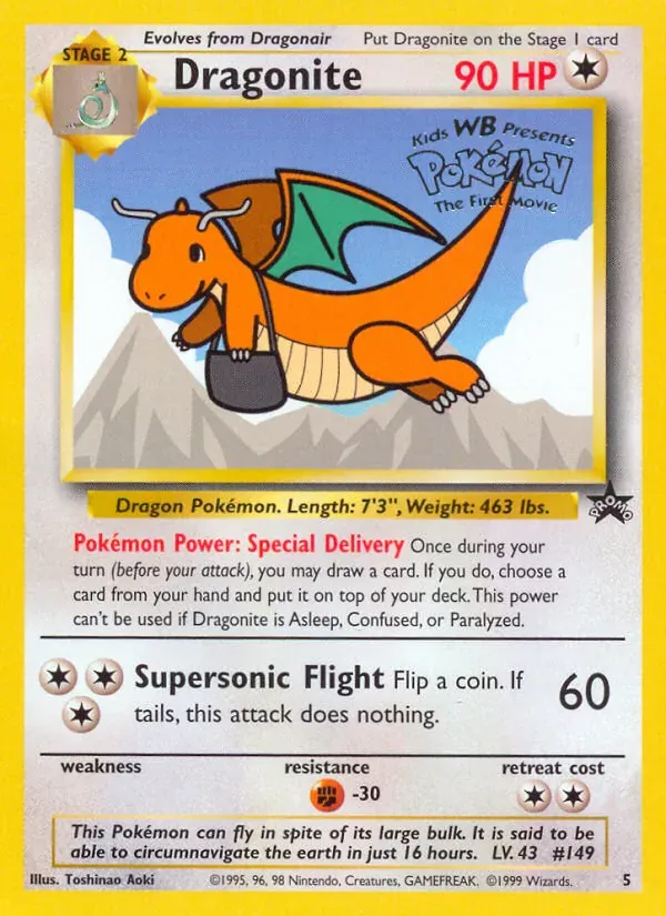 Dragonite 5/53 Wizards Black Star Promos