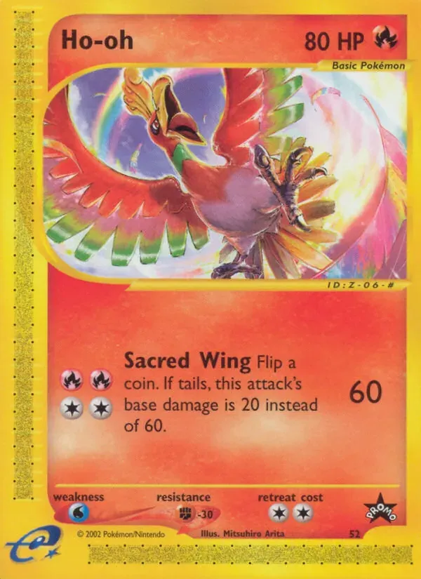 Ho-oh 52/53 Wizards Black Star Promos