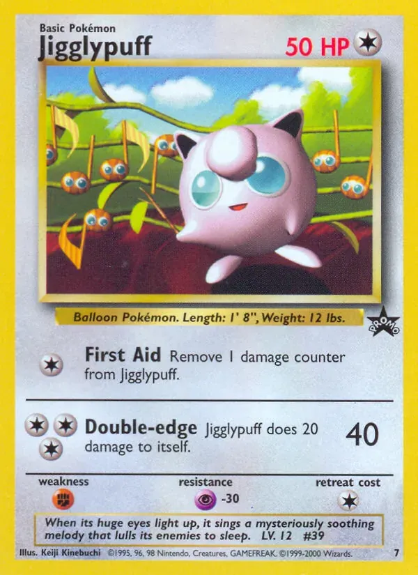 Jigglypuff 7/53 Wizards Black Star Promos