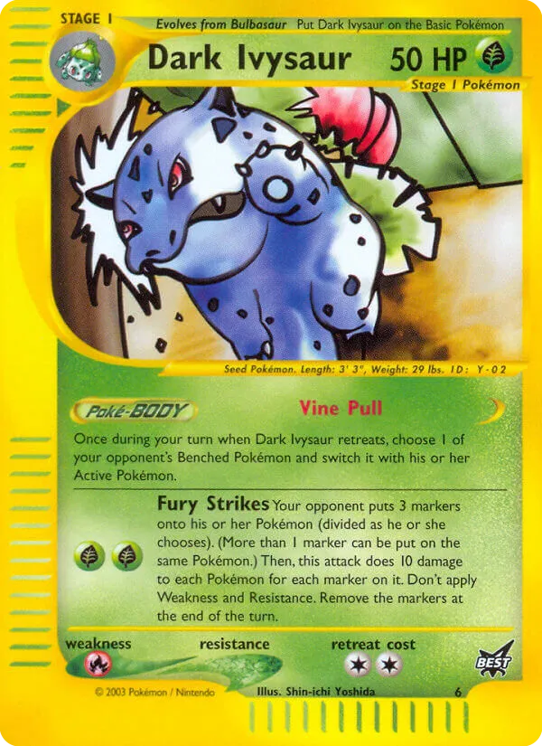 Dark Ivysaur 6/9 Best of game