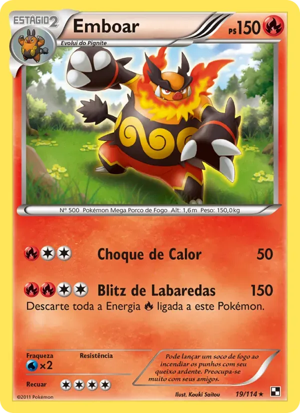 Emboar 19/114 Black & White