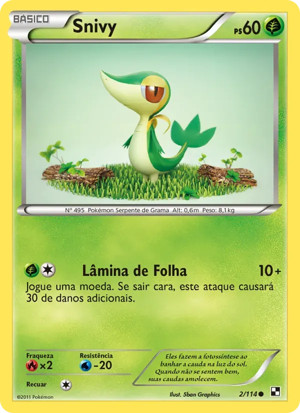 Snivy 2/114 Black & White