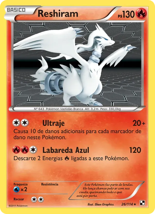 Reshiram 26/114 Black & White