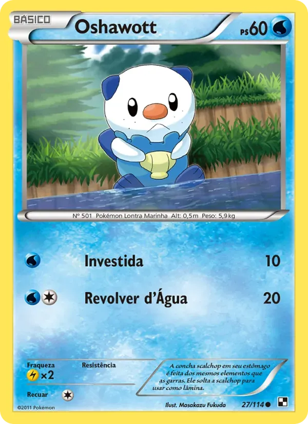 Oshawott 27/114 Black & White