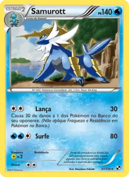 Samurott 31 Black & White