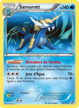 Samurott 32 Black & White