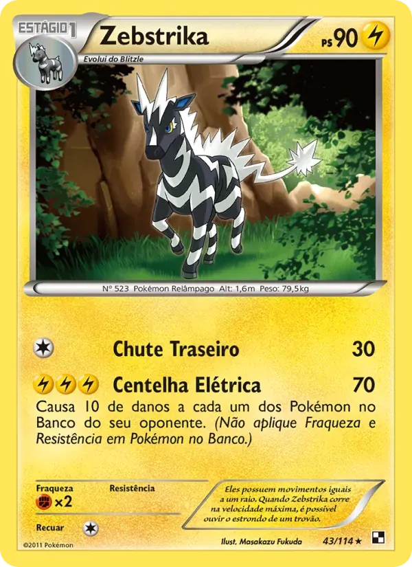 Zebstrika 43/114 Black & White