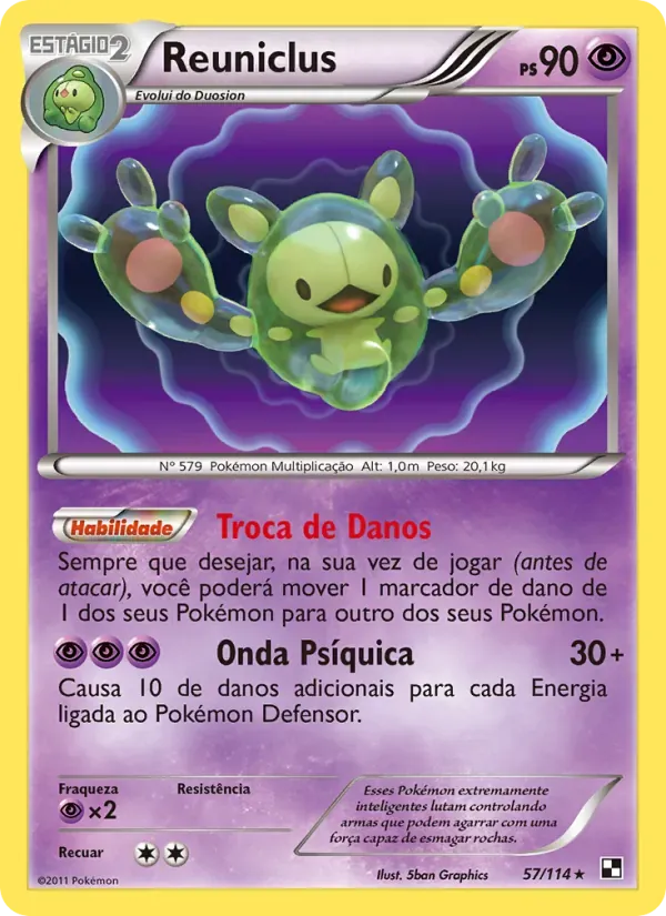 Reuniclus 57/114 Black & White