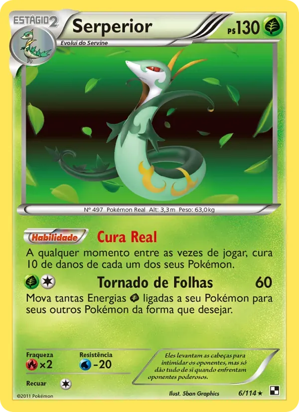 Serperior 6/114 Black & White