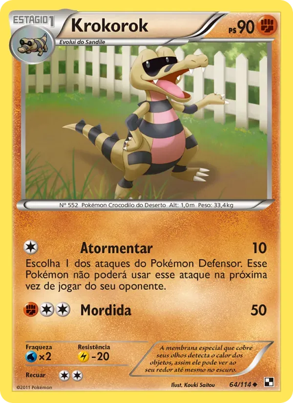 Krokorok 64/114 Black & White