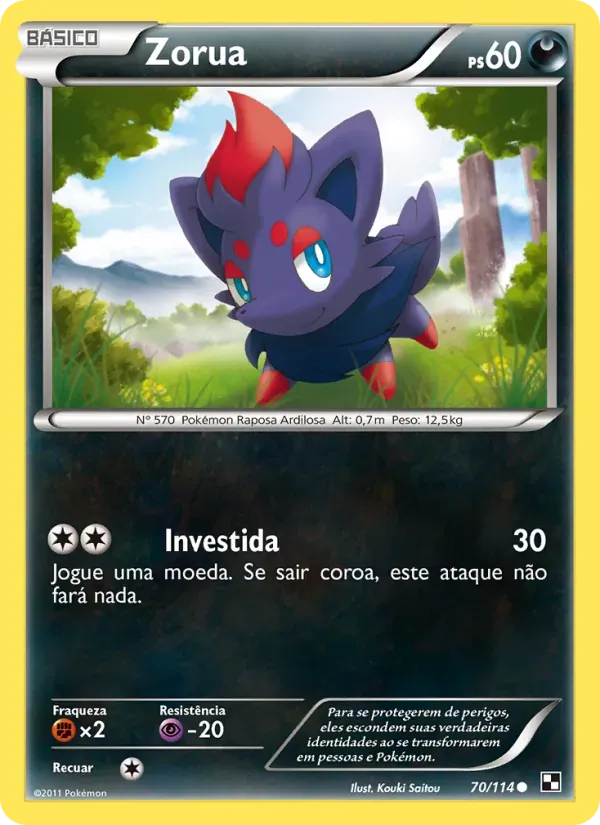 Zorua 70/114 Black & White