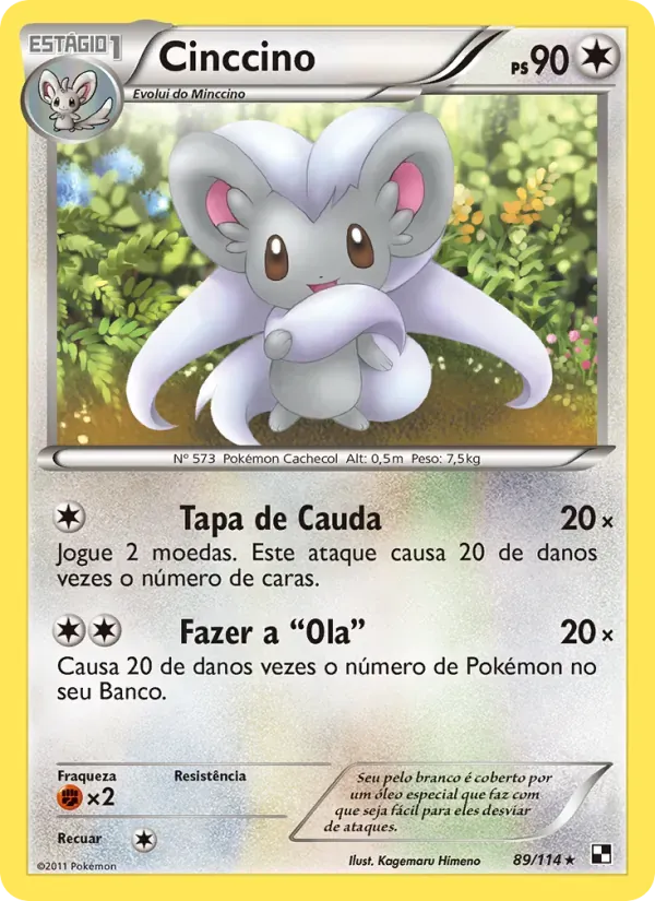 Cinccino 89/114 Black & White