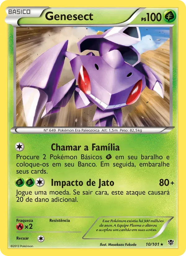Genesect 10/101 Explosão de Plasma