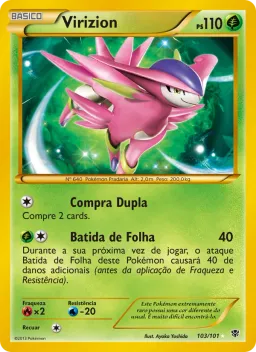 Virizion 103 Explosão de Plasma