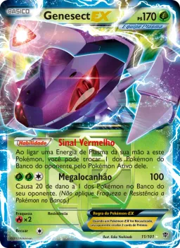 Genesect-EX 11 Explosão de Plasma