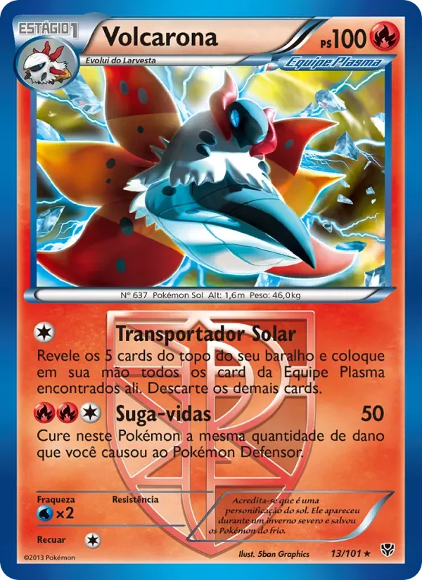 Volcarona 13/101 Explosão de Plasma