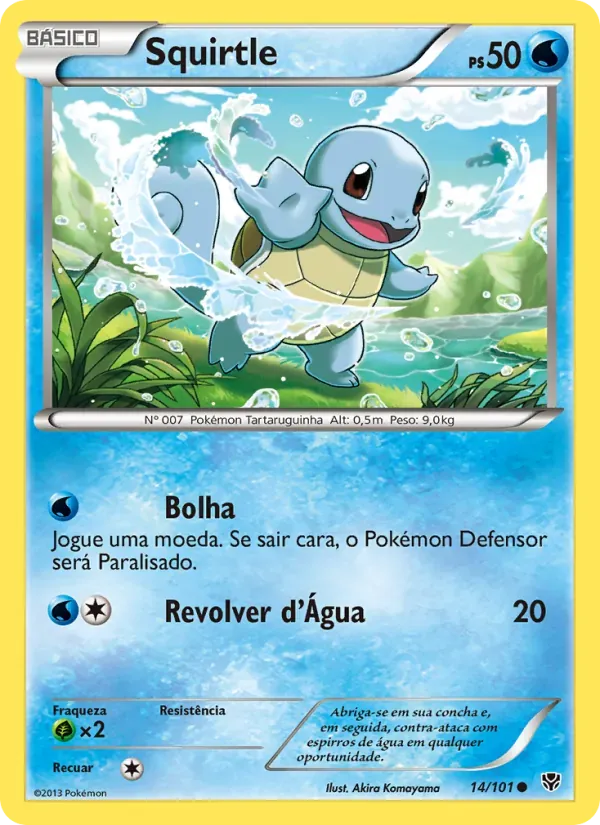 Squirtle 14/101 Explosão de Plasma